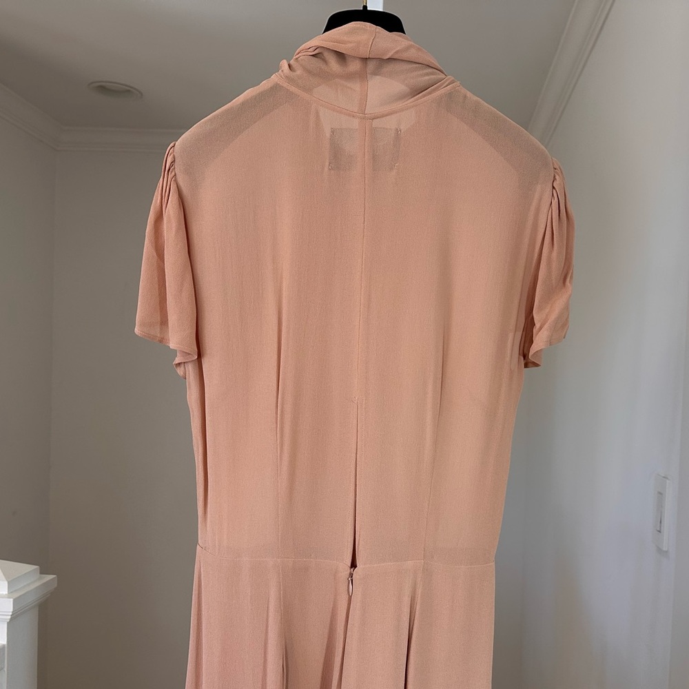 Reformation Tan Jumpsuit with Bow Detail - Picture 9 of 11